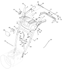 K and L Style Panel Diagram and Parts List for 31AM63LF701 2011 Yard Man Snow Blower